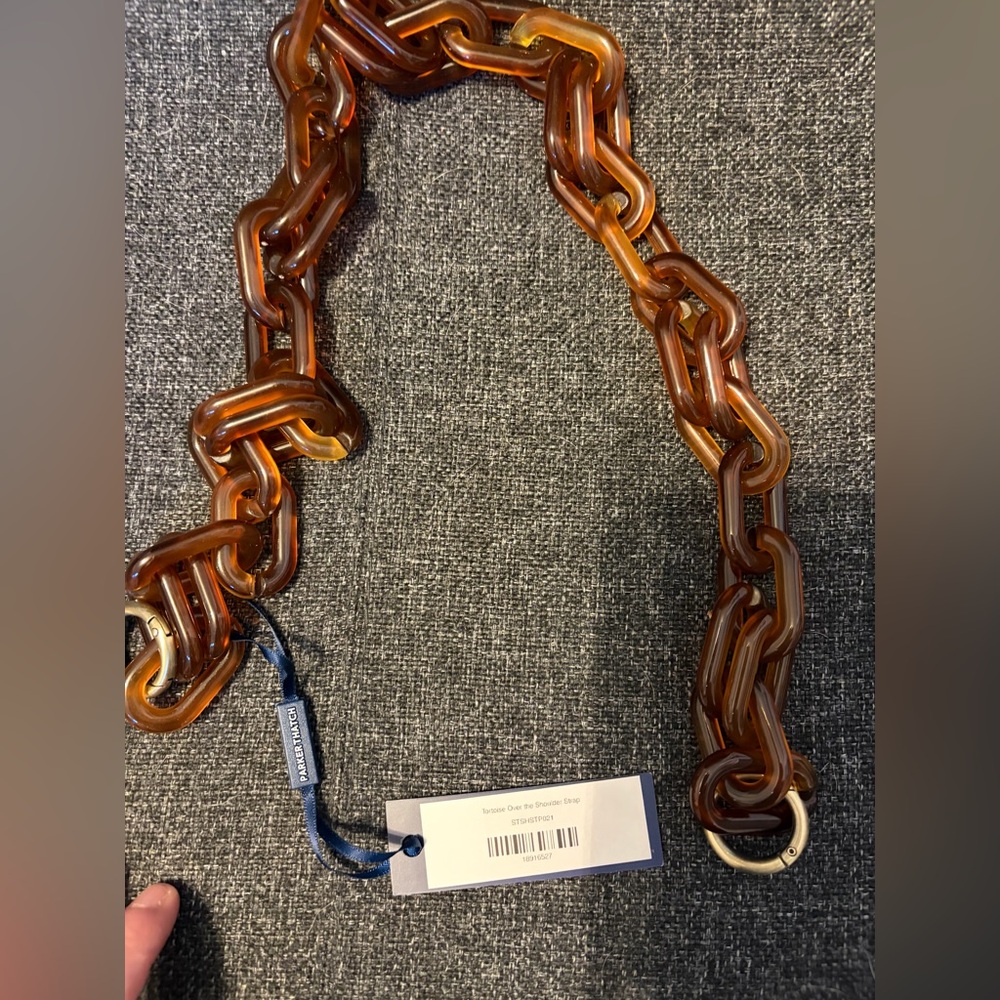 Parker Thatch Tortiose Over the Shoulder Strap